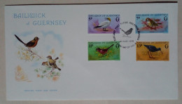 Bailliage De Guernesey - Enveloppe Premier Jour, Thème Oiseaux Indigènes (1978) - Andere & Zonder Classificatie