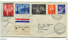 Posta Aerea "Tobia" Lire 250 Su Busta Racc. Via Aerea Per Gli USA - Unused Stamps