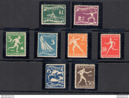 1928 Olanda - Catalogo Yvert N. 199-206 - 9 Giochi Olimpici Ad Amsterdam - MNH** - Sonstige & Ohne Zuordnung