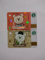 China Gift Cards, Starbucks, 2020 (2pcs) - Tarjetas De Regalo