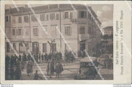 Bt125 Cartolina Cervignano Piazza Vittorio Emanuele II Provincia Di Udine Friuli - Udine