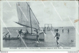 Bc257 Cartolina Riccione Delizioso Soggiorno Rimini 1930 - Rimini