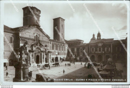 Bb264 Cartolina Reggio Emilia Citta' Duomo E Piazza Vittorio Emanuele - Reggio Nell'Emilia