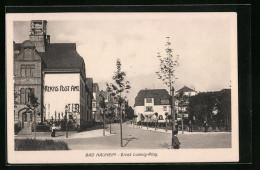 AK Bad Nauheim, Ernst-Ludwig-Ring Mit Reichs-Post-Amt  - Bad Nauheim
