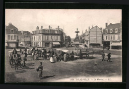 CPA Deauville, Le Marché  - Deauville