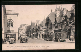 CPA Deauville-La-Plage-Fleurie, La Rue Du Casino  - Deauville