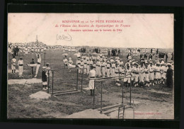 CPA Caen, Fete Federale De Gymnastique 1911 - Concours Speciaux Sur Le Terrain De Fete  - Caen