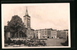 AK Wünschelburg /Heuscheuer, Tanzdiele Und Leuchtbrunnen  - Schlesien