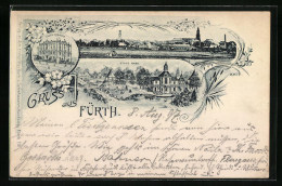 AK Fürth, Logengebäude Der Freimaurer, Totalansicht, Stadt-Park  - Other & Unclassified