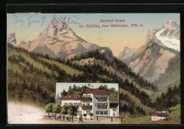 AK Berchtesgaden, Gasthof Ilsank Am Aufstieg Zum Watzmann  - Berchtesgaden