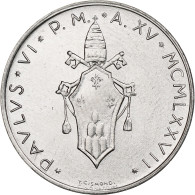 Vatican, Paul VI, 10 Lire, 1977 - Anno XV, Rome, Aluminium, SPL+, KM:119 - Vaticaanstad