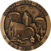France, Médaille, Musée Des Troupes Aéroportées, Sainte-Mère-Eglise - Sonstige & Ohne Zuordnung
