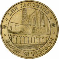 France, Jeton Touristique, Les Jacobins, Mairie De Toulouse, 2001, MDP, Or - Altri & Non Classificati