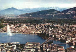 11863829 Geneve GE Fliegeraufnahme Ville Chaine Du Mont Blanc Geneve - Other & Unclassified