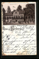Vorläufer-Lithographie Harzburg, 1893, Sennhütte  - Bad Harzburg