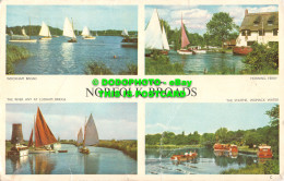R501644 Greetings From Norfolk Broads. Wroxham Broad. Horning Ferry. Jarrold. Co - Monde