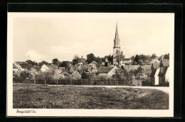 AK Burgstädt I. Sa., Ortsansicht Mit Kirche  - Burgstaedt