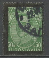 Yougoslavie - Jugoslawien - Yugoslavia 1934 Y&T N°264 - Michel N°286 (o) - 50p Mort Du Roi Alexandre 1er - Used Stamps