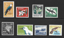 Nauru 1963 - 1965 Definitives Set Of 8 MNH - Nauru