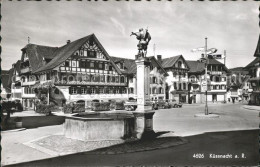 11776739 Kuessnacht Dorfplatz Mit Brunnen Kuessnacht Am Rigi - Other & Unclassified