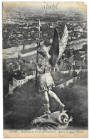 Lyon - Basilique De Fourvières - Statue De Saint-Michel -1916 - Autres & Non Classés