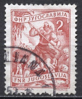 Yougoslavie - Jugoslawien - Yugoslavia 1952-53 Y&T N°589 - Michel N°678 (o) - 2d Meunerie - Used Stamps