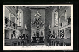 AK Frauenstein I. Erzgeb., Inneres Der Stadtkirche Zu Unserer Lieben Frau  - Frauenstein (Erzgeb.)