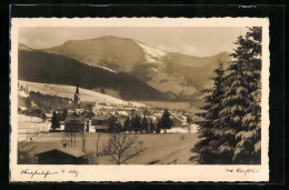 AK Oberstaufen Im Allgäu, Totalansicht Aus Der Vogelschau  - Oberstaufen