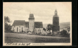AK Geyer I. Erzgeb., Laurentius Kirche  - Geyer