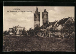 AK Jüterbog, Alte Stadtmauer Mit Festungstürmen  - Jüterbog
