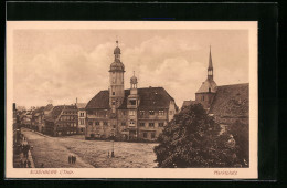 AK Eisenberg I. Thür., Marktplatz  - Eisenberg