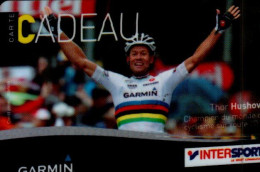 CARTE CADEAU...INTERSPORT...THOR HUSHOVD.. - Cadeaubonnen En Spaarkaarten