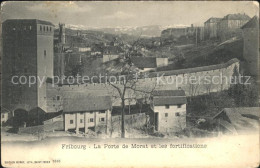 11757399 Fribourg FR La Porte De Morat Et Les Fortifications Fribourg - Altri & Non Classificati