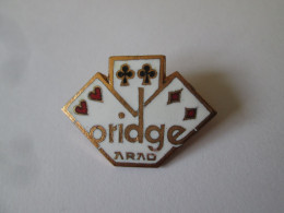 Roumanie Insigne Bridge Arad 1983/Romania Bridge Arad 1983 Badge,size:30 X 21 Mm - Other & Unclassified