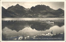 11756029 Lac Noir Schwarzsee FR Panorama Bootspartie Fribourg - Altri & Non Classificati