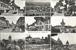 11755789 Morat Murten Dorfpartien Panorama Stadttor Bootshafen Chateau Murten - Altri & Non Classificati