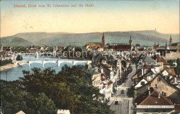 11755359 Basel BS Blick Vom St. Johanntor Auf Rheinbruecken Basel BS - Sonstige & Ohne Zuordnung