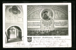 AK Wien, Gasthaus Rathaus-Keller, Innenansicht, Wolfgang Schmelzl 1543  - Andere & Zonder Classificatie