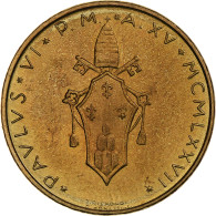 Vatican, Paul VI, 20 Lire, 1977 - Anno XV, Rome, Bronze-Aluminium, SPL+, KM:120 - Vaticaanstad