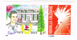 Nouvelle Caledonie New Caledonia Timbre A Moi Personnalise Prive 50 Ans College Mariotti Timbre Normal Chang Gras Neuf - Nuevos