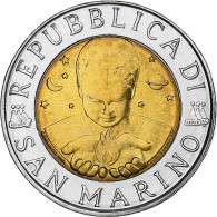 Saint Marin , 500 Lire, Chimica, 1998, Rome, Bimétallique, SPL+, KM:383 - San Marino