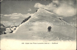 11754179 St Gotthard Pizzo Lucendro Gipfel Bergsteiger St Gotthard - Sonstige & Ohne Zuordnung