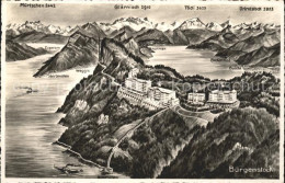 11749549 Buergenstock Hotels Mit Vierwaldstaettersee Panorama Buergenstock - Sonstige & Ohne Zuordnung