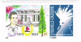 Nouvelle Caledonie New Caledonia Timbre A Moi Personnalise Prive 50 Ans College Mariotti Timbre Normal Chang Gras Neuf - Nuevos