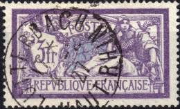 FRANCE - 1927 TàD "LUTTERBACH / HAUT-RHIN" Sur Yv.206 3fr Merson Violet & Bleu - 1900-27 Merson