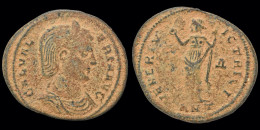 Galeria Valeria, As Augusta AE Follis Venus Standing Facing - La Tetrarchía Y Constantino I El Magno (284 / 307)