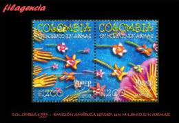 AMERICA. COLOMBIA MINT. 1999 EMISIÓN AMÉRICA UPAEP. UN MILENIO SIN ARMAS - Colombia