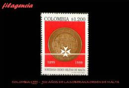 AMERICA. COLOMBIA MINT. 1999 900 AÑOS DE LA SOBERANA ORDEN DE MALTA - Colombie