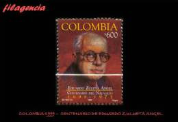 AMERICA. COLOMBIA MINT. 1999 CENTENARIO DE EDUARDO ZULUETA ÁNGEL - Kolumbien