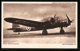 AK Bristol Blenheim Bomber, Flugzeug  - 1939-1945: 2ème Guerre